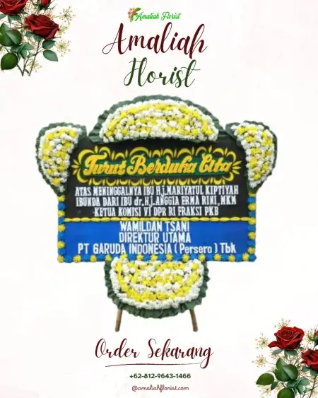 Papan Bunga Duka Poris Gaga Baru